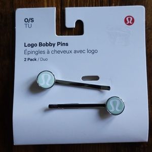 Lululemon Bobbie Pins 2 Pack Teal Mint